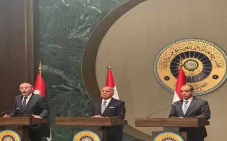 وزراء خارجية مصر والعراق والأردن يؤكدون رفض العدوان على غزة ويدعون لتحرك دولى عاجل لإنقاذ القطاع