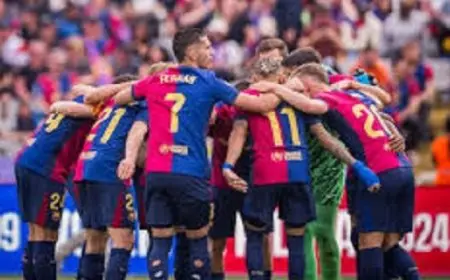 برشلونة يسعى لحسم لقب الدورى الإسبانى أمام إسبانيول الليلة