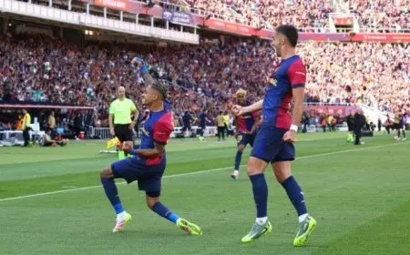 التشكيلة المتوقعة لبرشلونة ضد إسبانيول في الدوري الإسباني اليوم