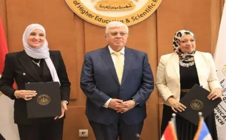 وزير التعليم العالى يشهد توقيع بروتوكول تعاون بين صندوق تطوير التعليم ومعهد بحوث الإلكترونيات