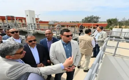 وزير الإسكان ومحافظ الشرقية يبدأن جولة تفقدية بعدد من مشروعات المياه والصرف الصحى بالمحافظة