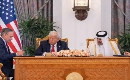توقيع صفقة ضخمة بين قطر وأمريكا بقيمة 1.2 تريليون دولار