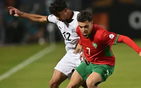 المغرب يتجاوز مصر ويتأهل لنهائي كأس إفريقيا للمنتخبات تحت 20 عاماً