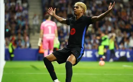 يامال يحقق تقدمًا لبرشلونة ويقربه من التتويج