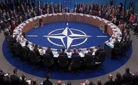 وزيرا خارجية أمريكا وألمانيا يناقشان التحديات الأمنية العالمية على هامش اجتماع “الناتو”