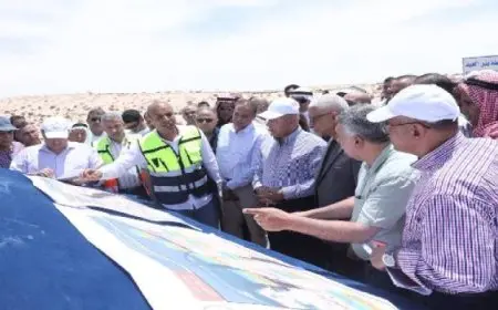 وزير النقل يتابع أعمال تنفيذ مشروع إنشاء خط سكة حديد بئر العبد / العريش