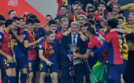 “لابورتا بعد اللقب التاريخي: برشلونة سيعتمد على العبقري يامال”