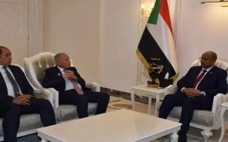 أبو الغيط يلتقى الفريق أول إبراهيم جابر نائب رئيس مجلس السيادة السودانى