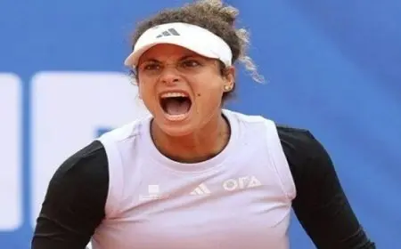 ميار شريف تتوج بلقب بطولة بارما المفتوحة للتنس للمرة الثانية فى تاريخها