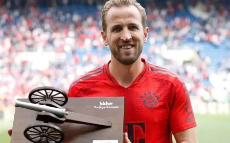 هاري كين يتجاوز النحس ويصنع التاريخ في الدوري الألماني