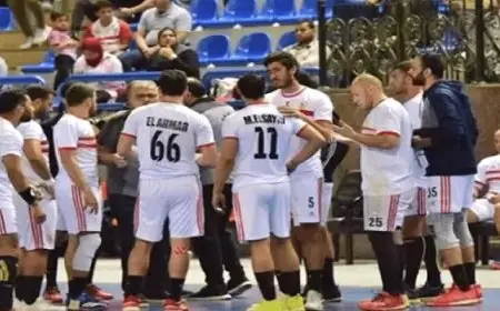 الزمالك يفوز على منتدى المغربى 36-20 فى بطولة الكؤوس الإفريقية لكرة اليد