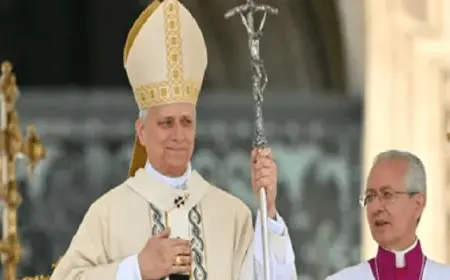 البابا ليو يتعهد بجعل الكنيسة رمزا للسلام فى العالم