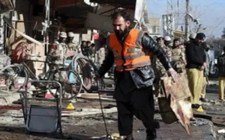 مصرع 4 أشخاص وإصابة 20 فى انفجار جنوب غربى باكستان