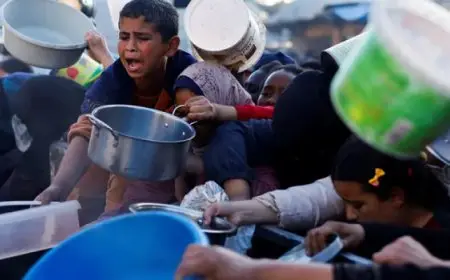 “الصحة العالمية” تحذر: مليونا شخص يتضورون جوعا فى غزة