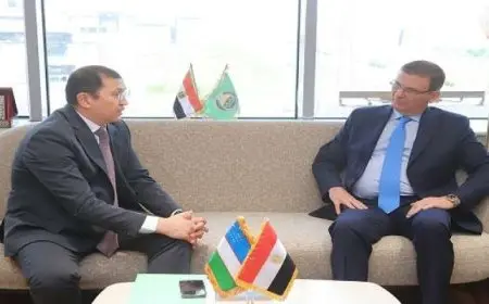 وزير الزراعة يبحث مع سفير أوزبكستان بالقاهرة تعزيز أوجه التعاون