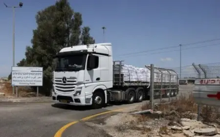 إسرائيل تسمح بدخول 9 شاحنات أغذية لغزة .. والأمم المتحدة تدين تعنت الاحتلال