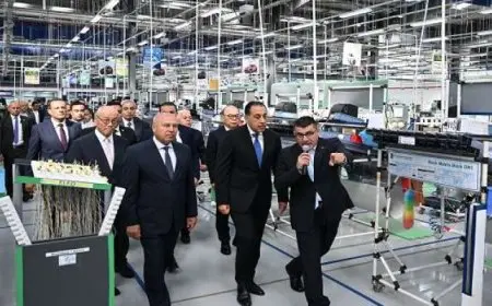 مدبولى يتفقد المصنع الجديد لـ “سوميتومو” العالمية لإنتاج الضفائر الكهربائية للسيارات بالعاشر من رمضان