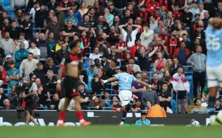 عمر مرموش يُسجل هدفاً مذهلاً من “قذيفة صاروخية” في مباراة بورنموث