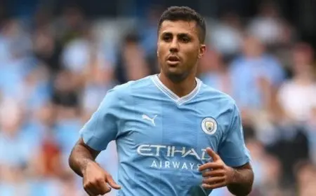رودري يعود إلى مانشستر سيتي بعد الشفاء من إصابة الرباط الصليبي