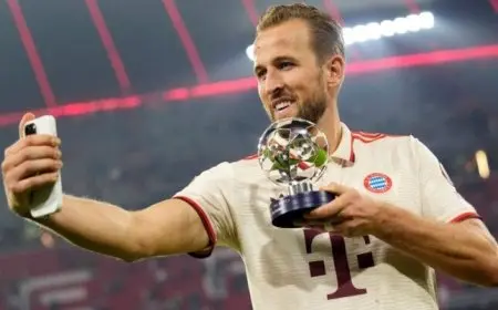 هاري كين يتوج بجائزة أفضل لاعب في الدوري الألماني للموسم الحالي