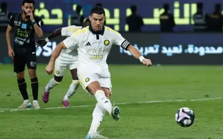 رونالدو يقود النصر لفوز متأخر على الخليج