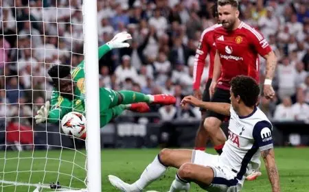 توتنهام يتفوق على يونايتد بهدف جونسون في نهائي دوري أبطال أوروبا