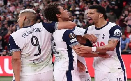 توتنهام يتوج بلقب الدورى الأوروبى بفوزه على مانشستر يونايتد ١-٠