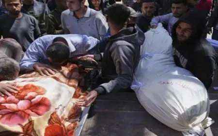 استشهاد 5 فلسطينيين فى قصف للاحتلال الإسرائيلى على “جباليا” شمال غزة