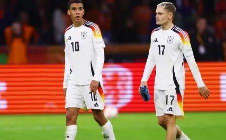 قبل مواجهة البرتغال.. موسيالا يغيب عن قائمة منتخب ألمانيا وعودة تير شتيغن