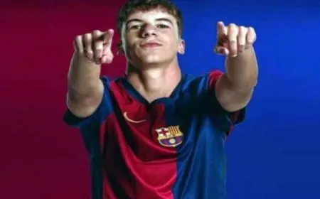 برشلونة يمدد عقد جوفرى تورينتس حتى عام 2028