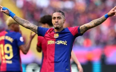 برشلونة يُجدد عقد رافينيا حتى عام 2028