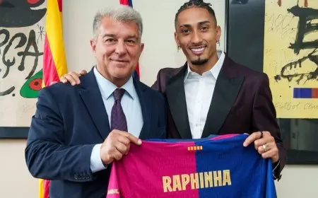 رافينيا بعد تجديد عقده: الآن أنا أب وقائد في برشلونة