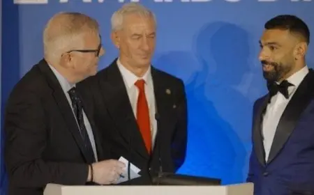 محمد صلاح: أطمح أن أكون أول لاعب يحصل على جائزة رابطة الكتاب 4 مرات