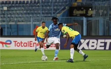 بيراميدز يختتم تحضيراته اليوم لمواجهة صن داونز في نهائي دوري أبطال إفريقيا