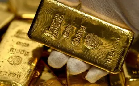 الذهب يتجه لتحقيق أفضل أداء أسبوعى له منذ شهر ونصف