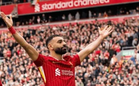 محمد صلاح يُتوج بجائزة أفضل لاعب في الموسم بالدوري الإنجليزي