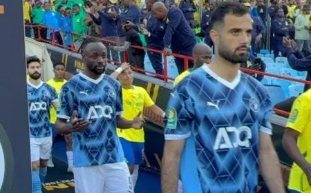 بيراميدز يتعادل سلبياً مع صن داونز في الشوط الأول من نهائي الأبطال