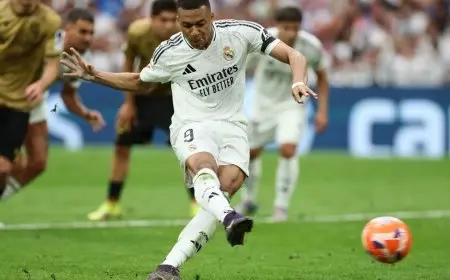 مبابي يفشل في تسجيل ركلة جزاء لكنه يحقق رقماً قياسياً لم يُسجل منذ أيام رونالدو الظاهرة