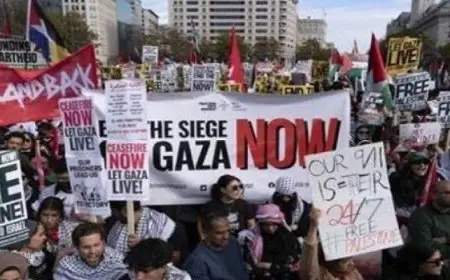 تظاهرات في مدن وعواصم عالمية تنديدا باستمرار العدوان الإسرائيلى على قطاع غزة