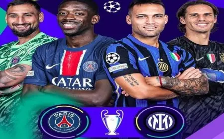 موعد نهائي دوري أبطال أوروبا بين إنتر ميلان وباريس سان جيرمان والقنوات الناقلة