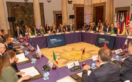 اجتماع دول أوروبية وعربية في مدريد للضغط على إسرائيل لوقف الحرب في غزة