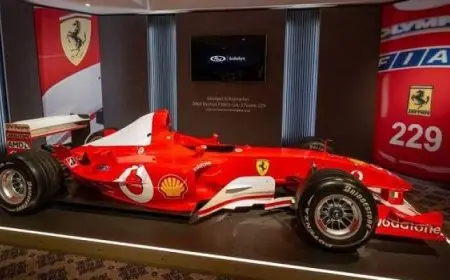 بيع سيارة مايكل شوماخر بمبلغ خرافى