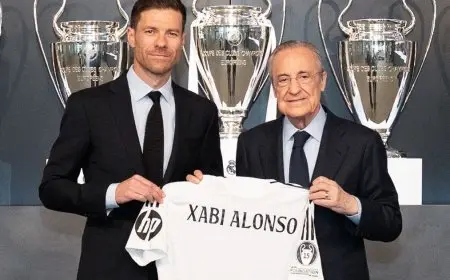 أول رسالة من تشابي ألونسو بعد توقيع عقده مع ريال مدريد