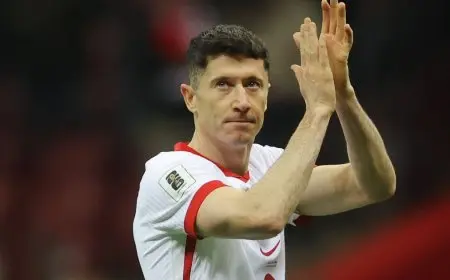 “الجسد يحتاج للراحة”.. ليفاندوفسكي يعلن انسحابه من المنتخب البولندي