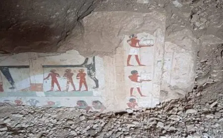 السياحة والآثار: الكشف عن 3 مقابر جديدة لكبار رجال الدولة بالأقصر تعود لعصر الدولة الحديثة