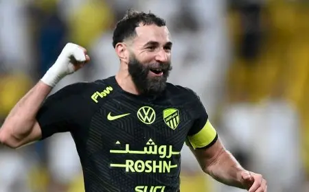 عودة بنزيما.. تشكيل الاتحاد لمواجهة ضمك في احتفالية تتويج الدوري