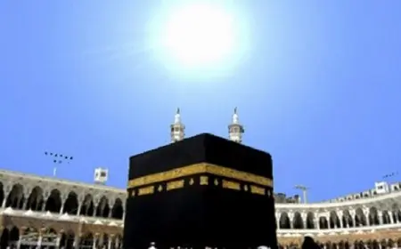 تعامد الشمس على الكعبة المشرفة.. ظاهرة فلكية فريدة فى سماء مكة اليوم