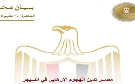 مصر تدين الهجوم الإرهابى فى النيجر