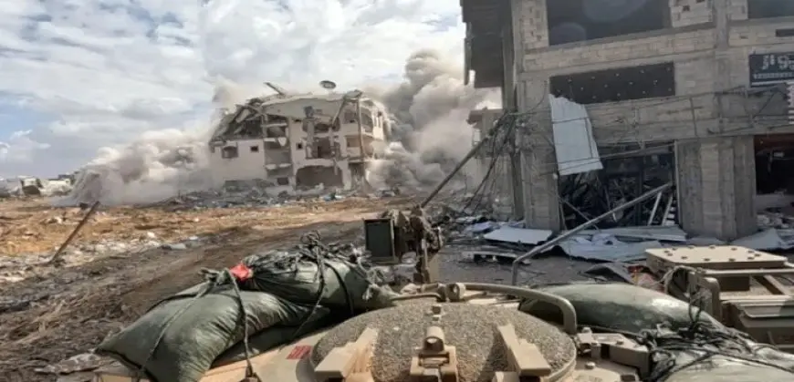 استشهاد 3 فلسطينيين وإصابة آخرين فى قصف إسرائيلى على مدينة غزة