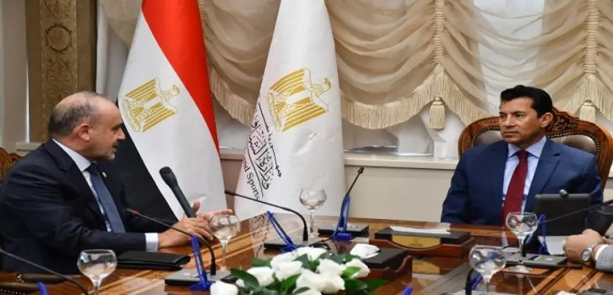 وزير الشباب والرياضة يؤكد أن الوزارة تعمل على تمكين الكفاءات المصرية فى كافة المحافل